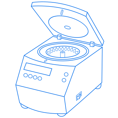 Microcentrifuge- cartoon 